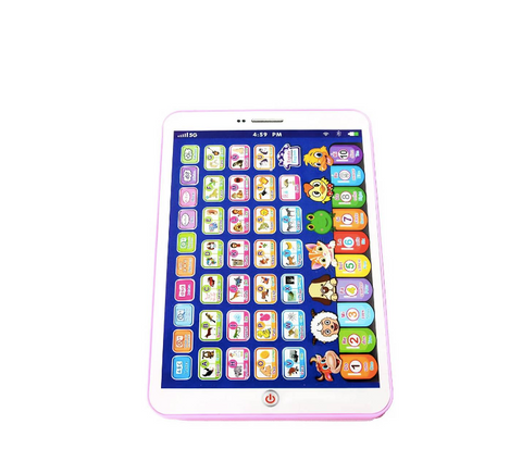 Image of Tablet Didáctica Interactiva En Español E Inglés Niños ROSA