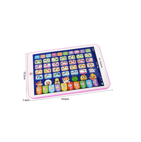 Image of Tablet Didáctica Interactiva En Español E Inglés Niños ROSA