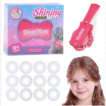 Image of Máquina De Brillos Para El Cabello Shining Bling Bling Hair